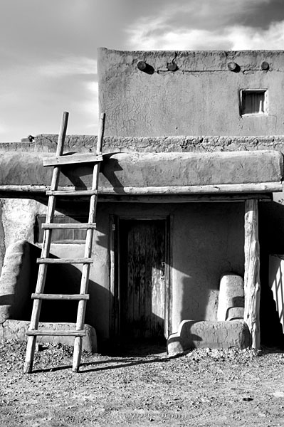 Photograph Robert Meyers Lussier Taos Pueblo Study 6 on One Eyeland